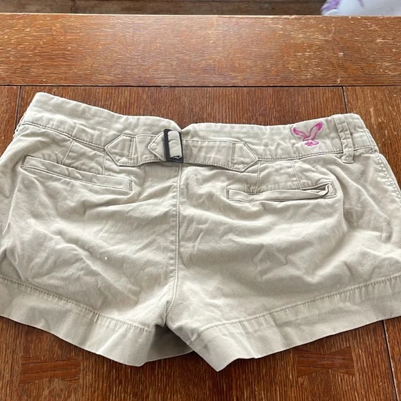 Tan shorts from American Eagle. Size 8. - Picture 3 of 4
